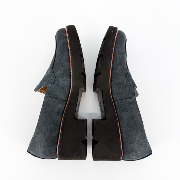 Naturalizer Cabaret Slip On Lug Sole Loafer in Blue Grey Size 9 - Picture 6 of 10